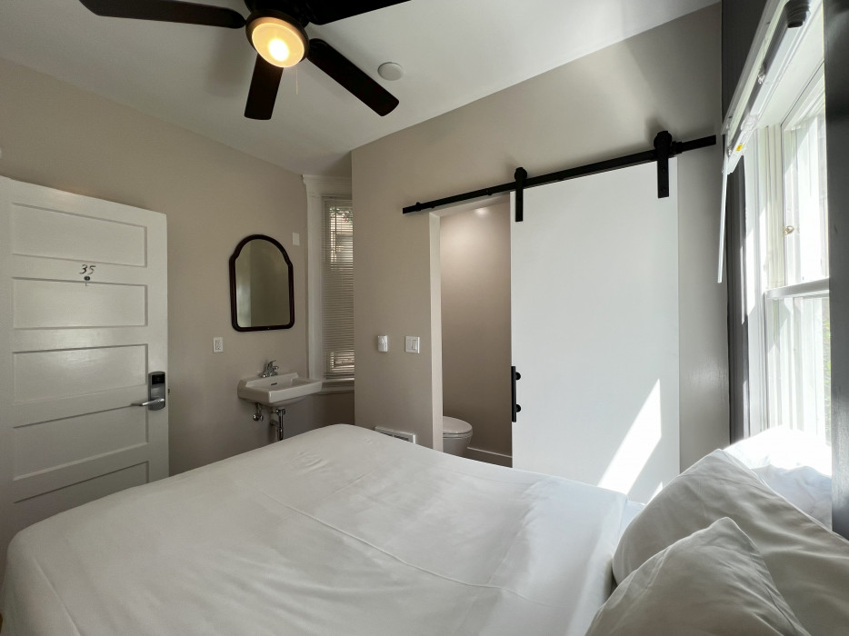 Remodeled Full Size Bed with Private Bathroom